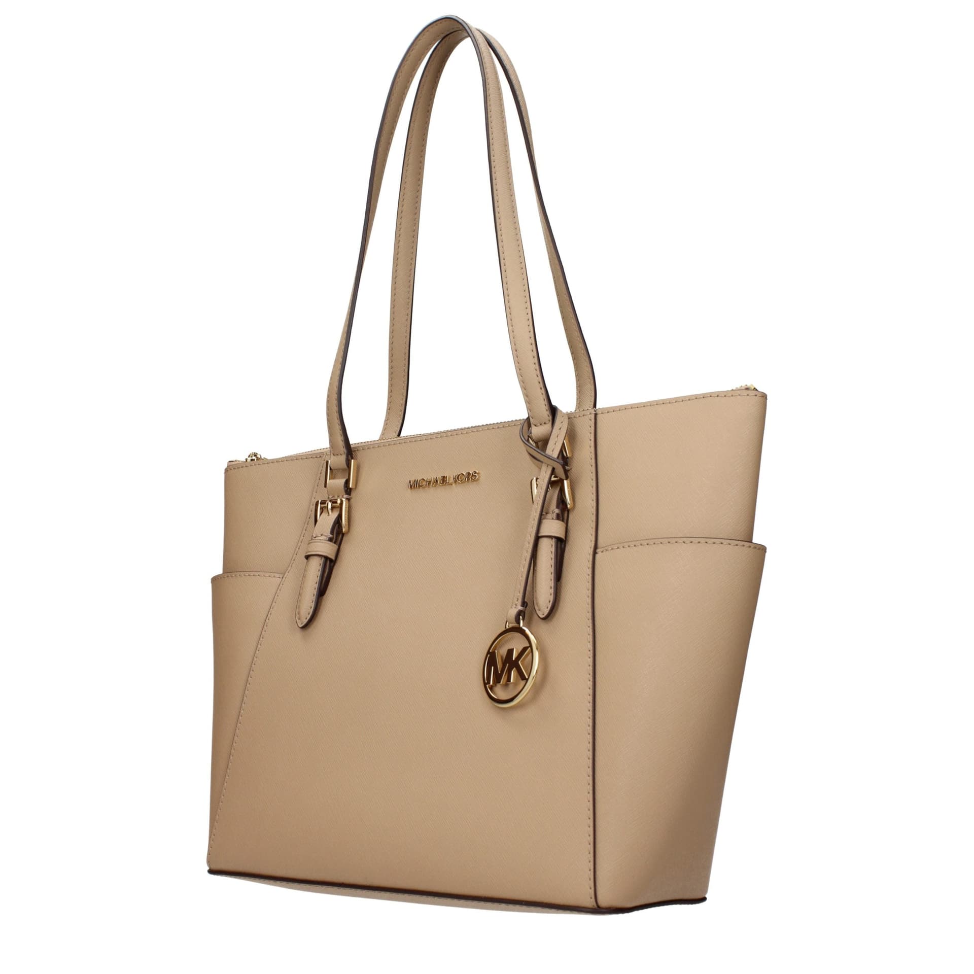 Michael Kors Beige Leather Shoulder Bag - 2