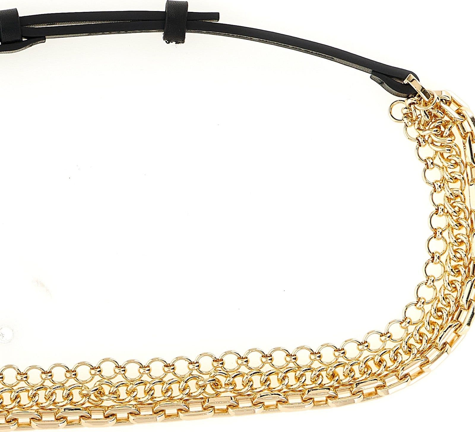 PINKO Gold Cowhide Belt - 3