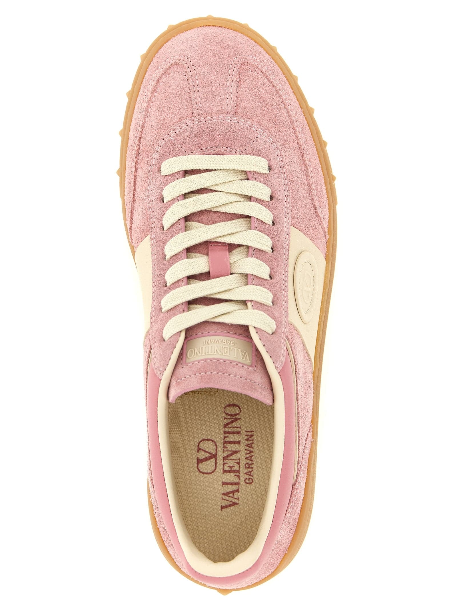 Valentino Garavani Multicolor Calfskin Low Top Sneakers - 4