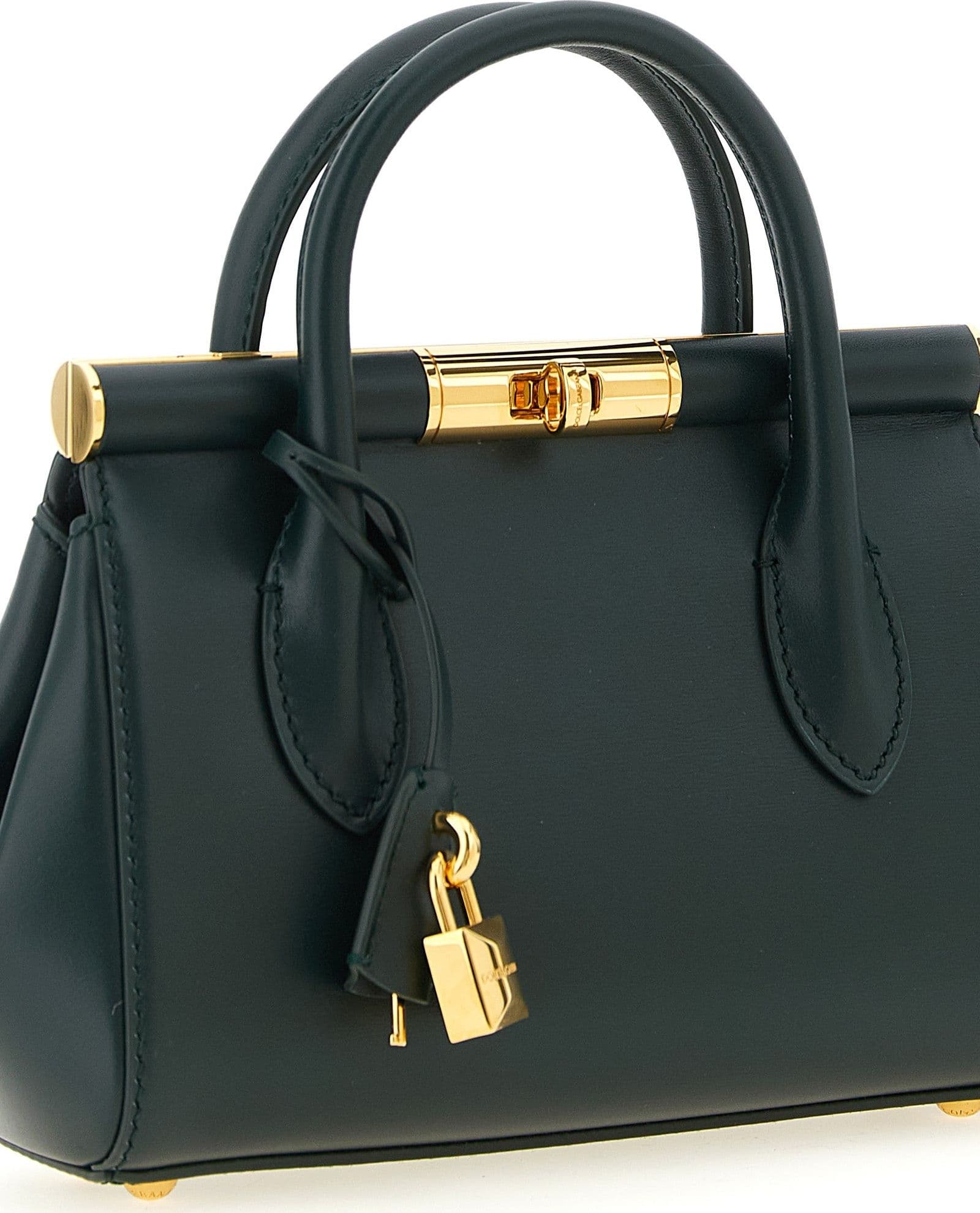 Dolce & Gabbana Bicolor Calfskin Handbag - 3