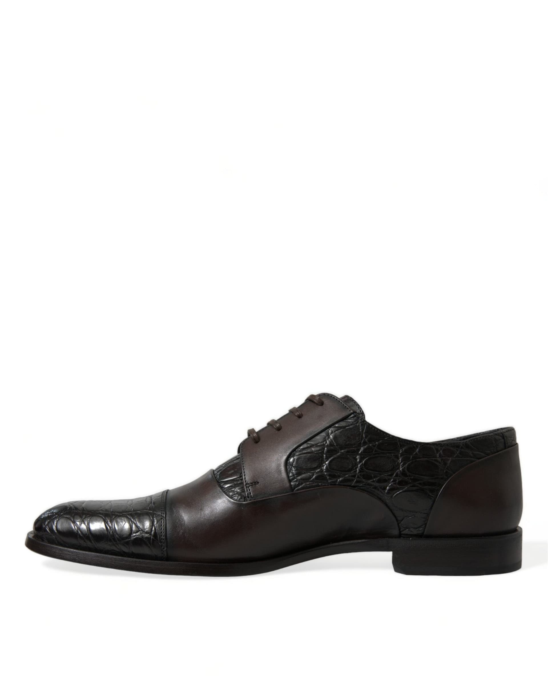Dolce & Gabbana Brown Exotic Leather Formal Men Dress Shoes - 4