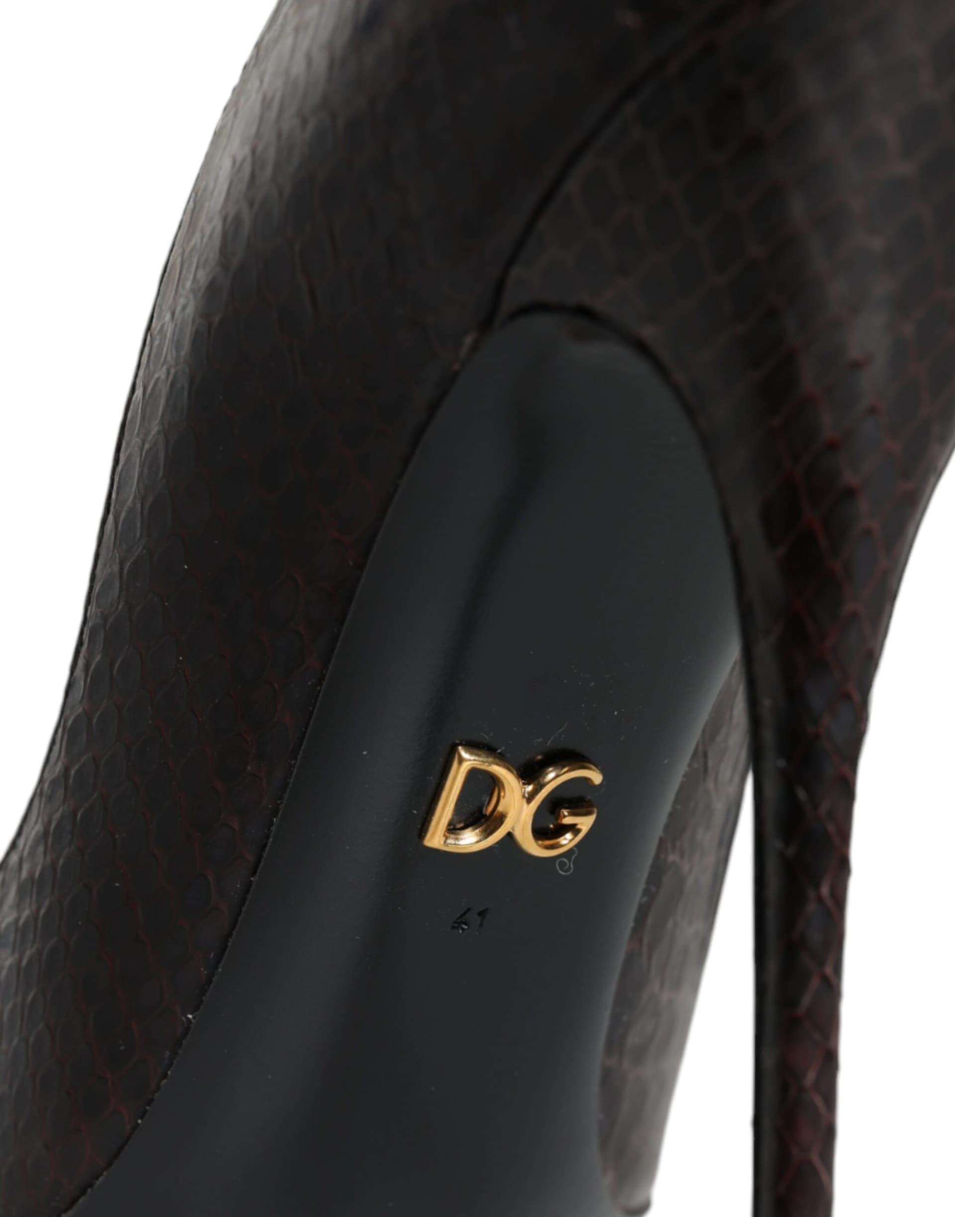 Dolce & Gabbana Multicolor Exotic Leather Heels Pumps Shoes - 4