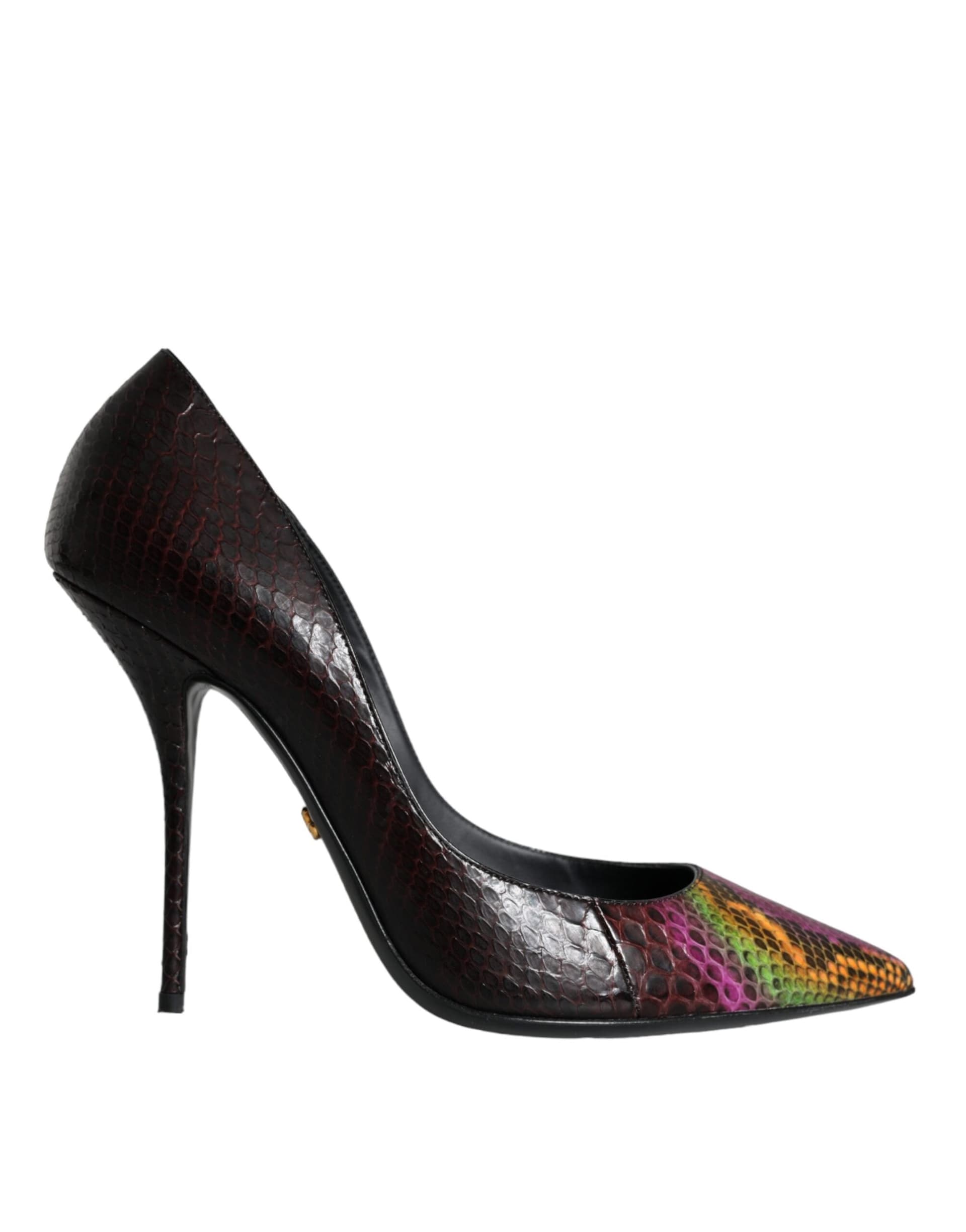 Dolce & Gabbana Multicolor Exotic Leather Heels Pumps Shoes - 6