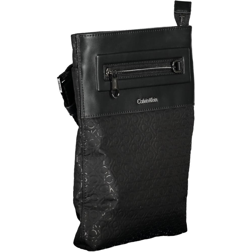 Calvin Klein Black Polyester Men's Shoulder Bag - 3