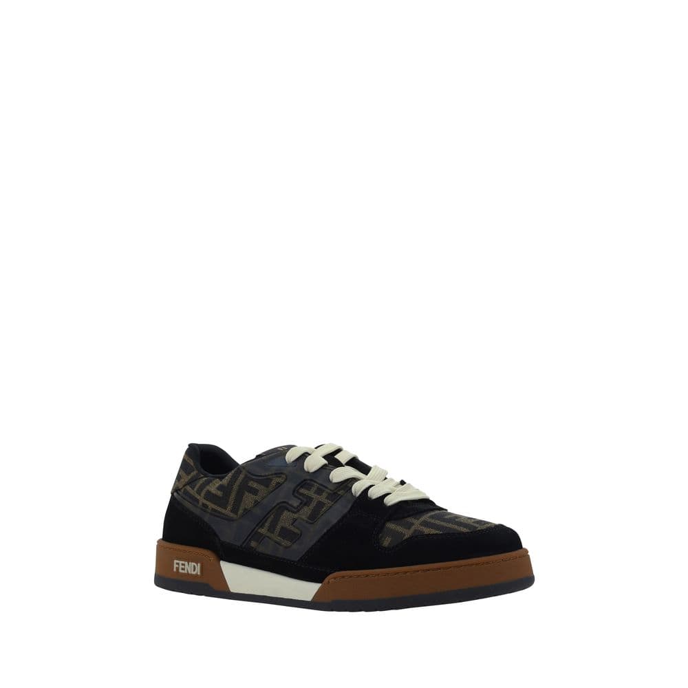 Fendi Multicolor Calf Leather Bos Taurus Low Top Sneakers - 2