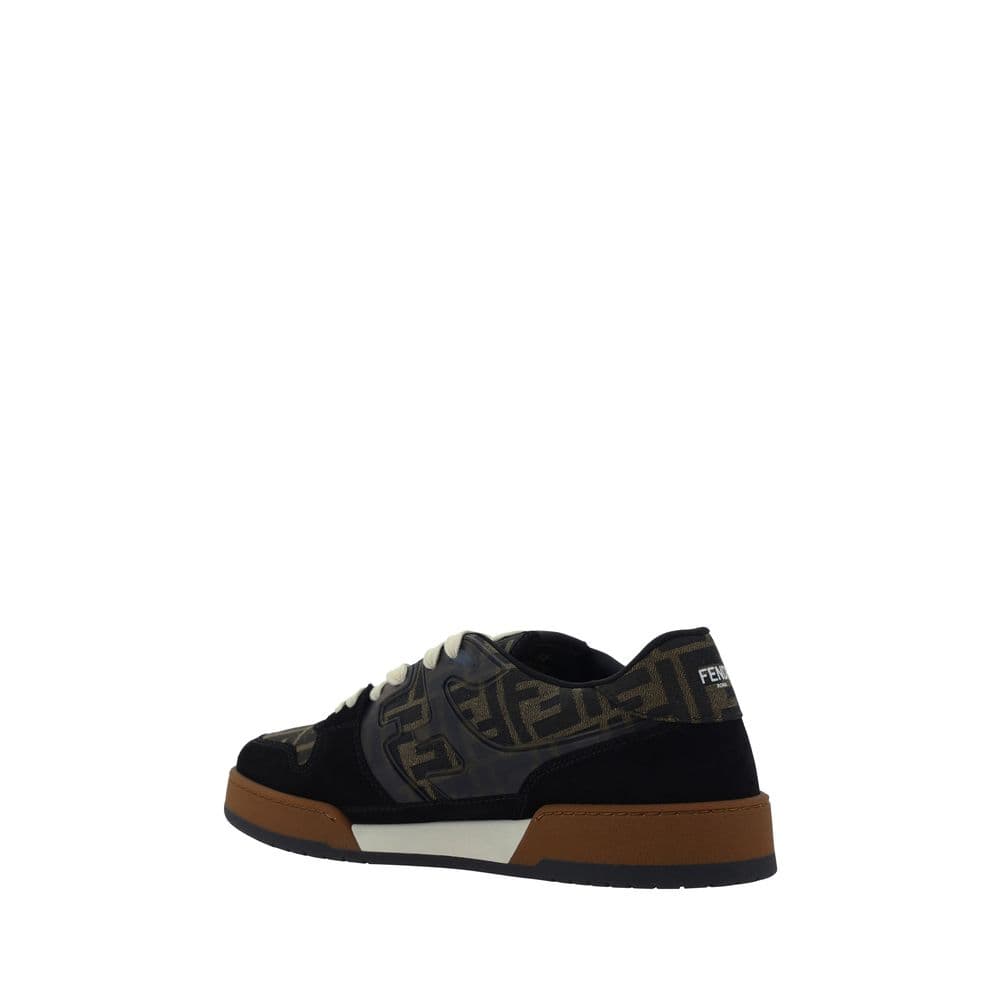 Fendi Multicolor Calf Leather Bos Taurus Low Top Sneakers - 3