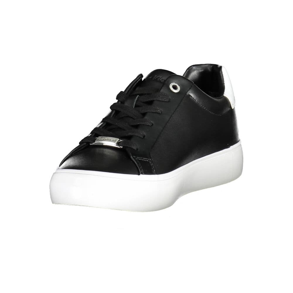 Calvin Klein Black Leather Women Sneaker - 2