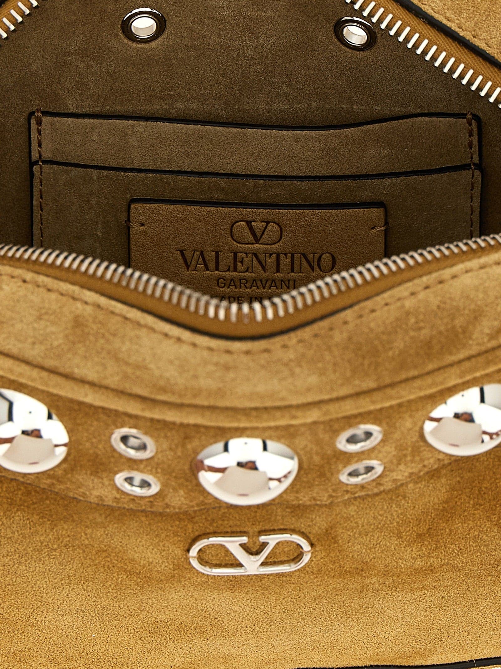 Valentino Garavani Beige Cowhide Crossbody Bag - 4