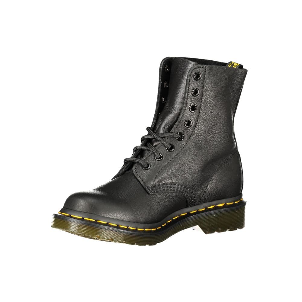 Dr. Martens Black Leather Unisex Boot - 3