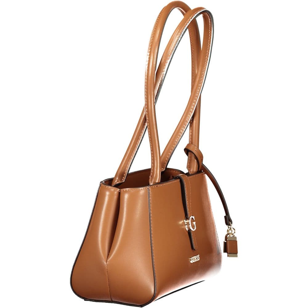 Guess Jeans Marrone Poliuretano Female Handbag - 3