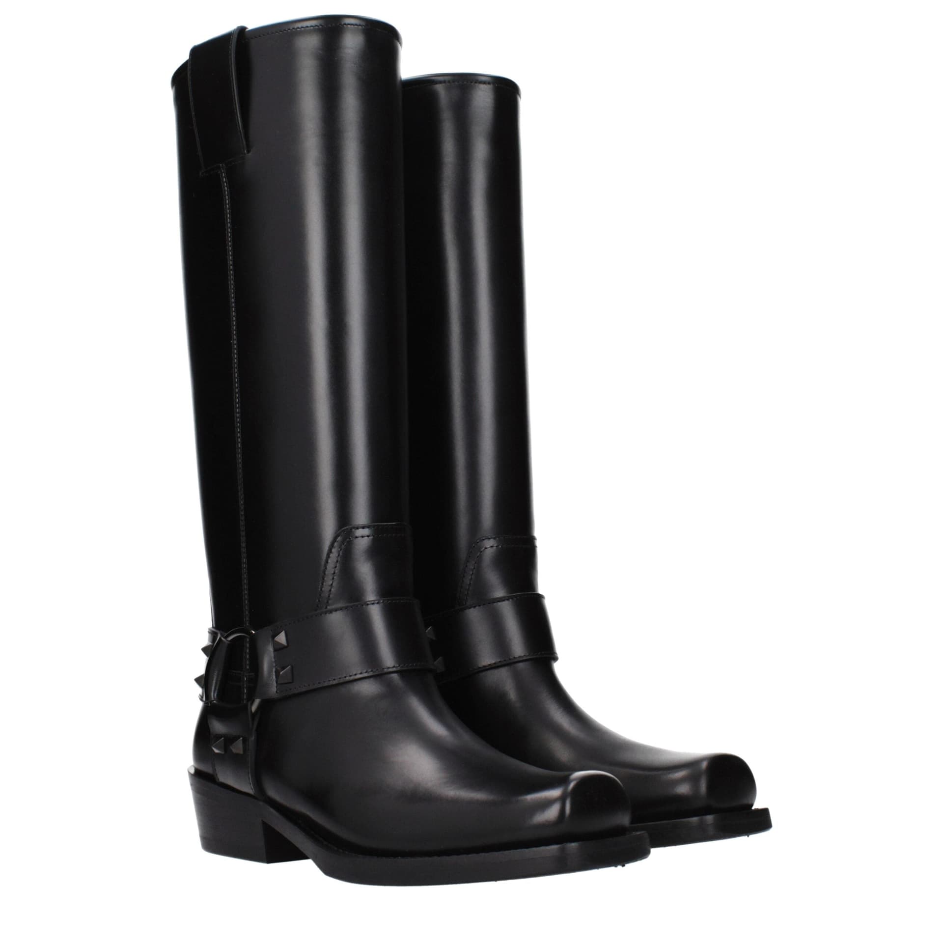 Valentino Garavani Black Leather Boots - 2