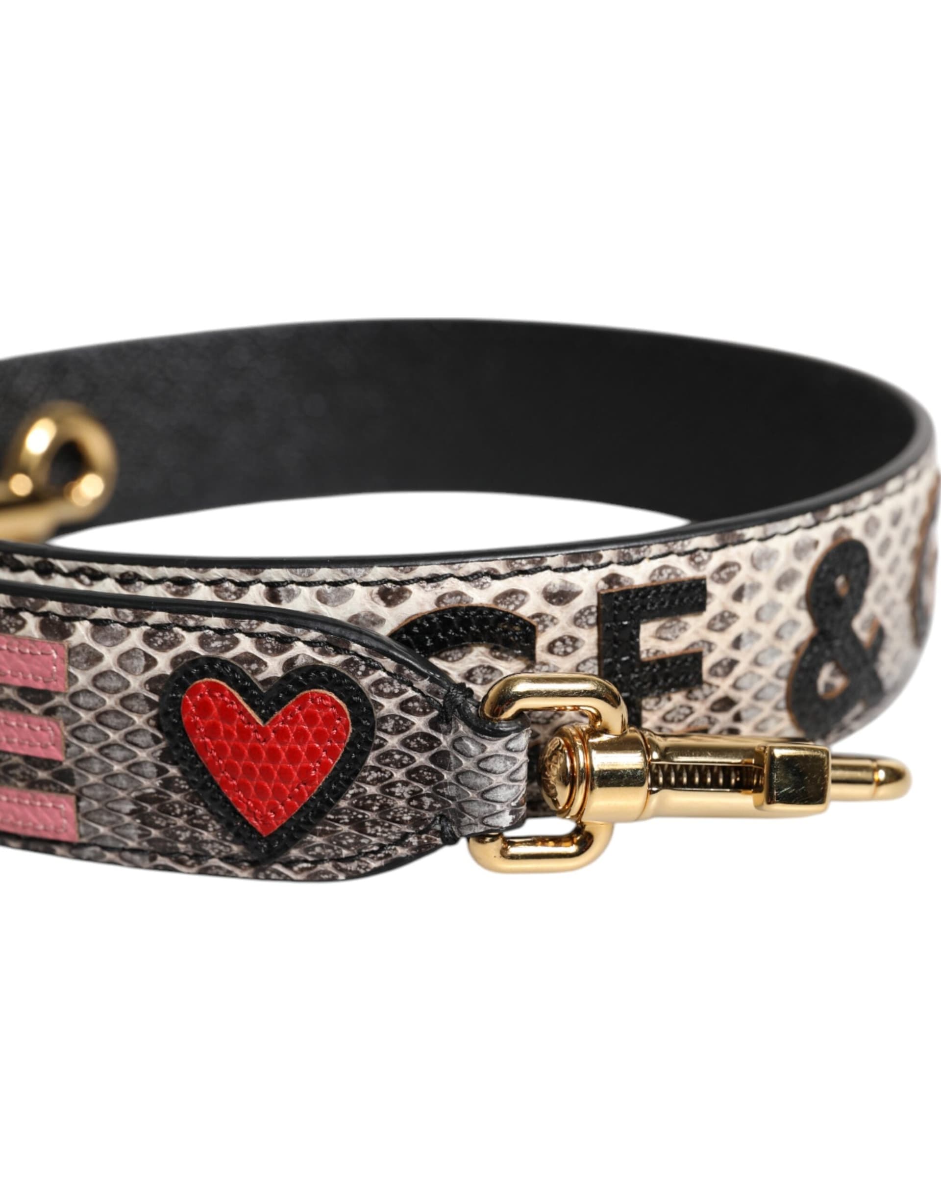 Dolce & Gabbana Multicolor DG AMORE Patch Bag Shoulder Strap - 3