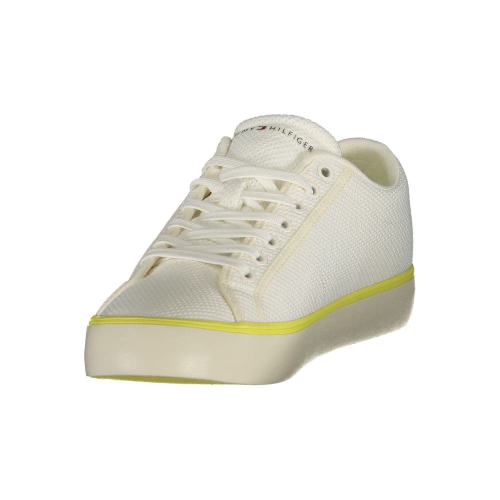 Tommy Hilfiger White Polyester Men Sneaker - 3