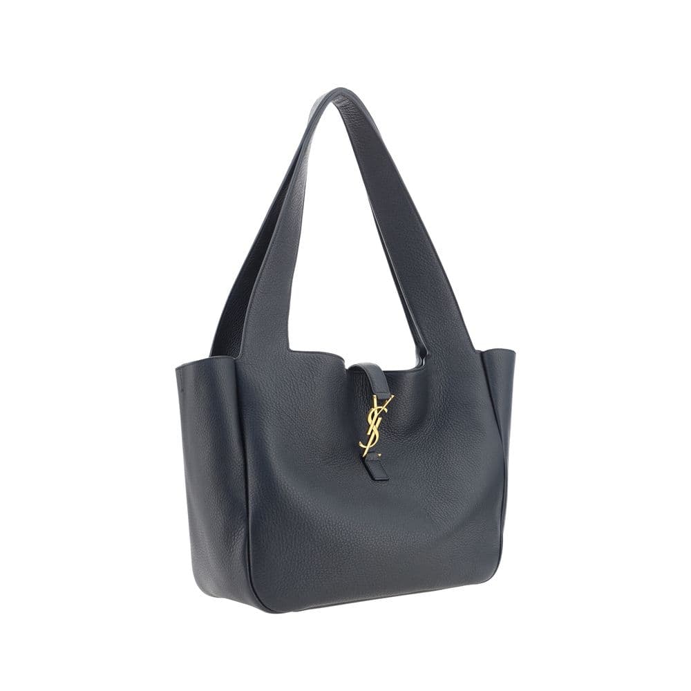 Saint Laurent Black Calf Leather Bos Taurus Shoulder Bag - 2