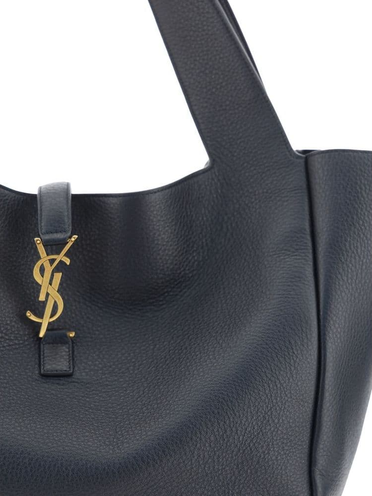 Saint Laurent Black Calf Leather Bos Taurus Shoulder Bag - 4