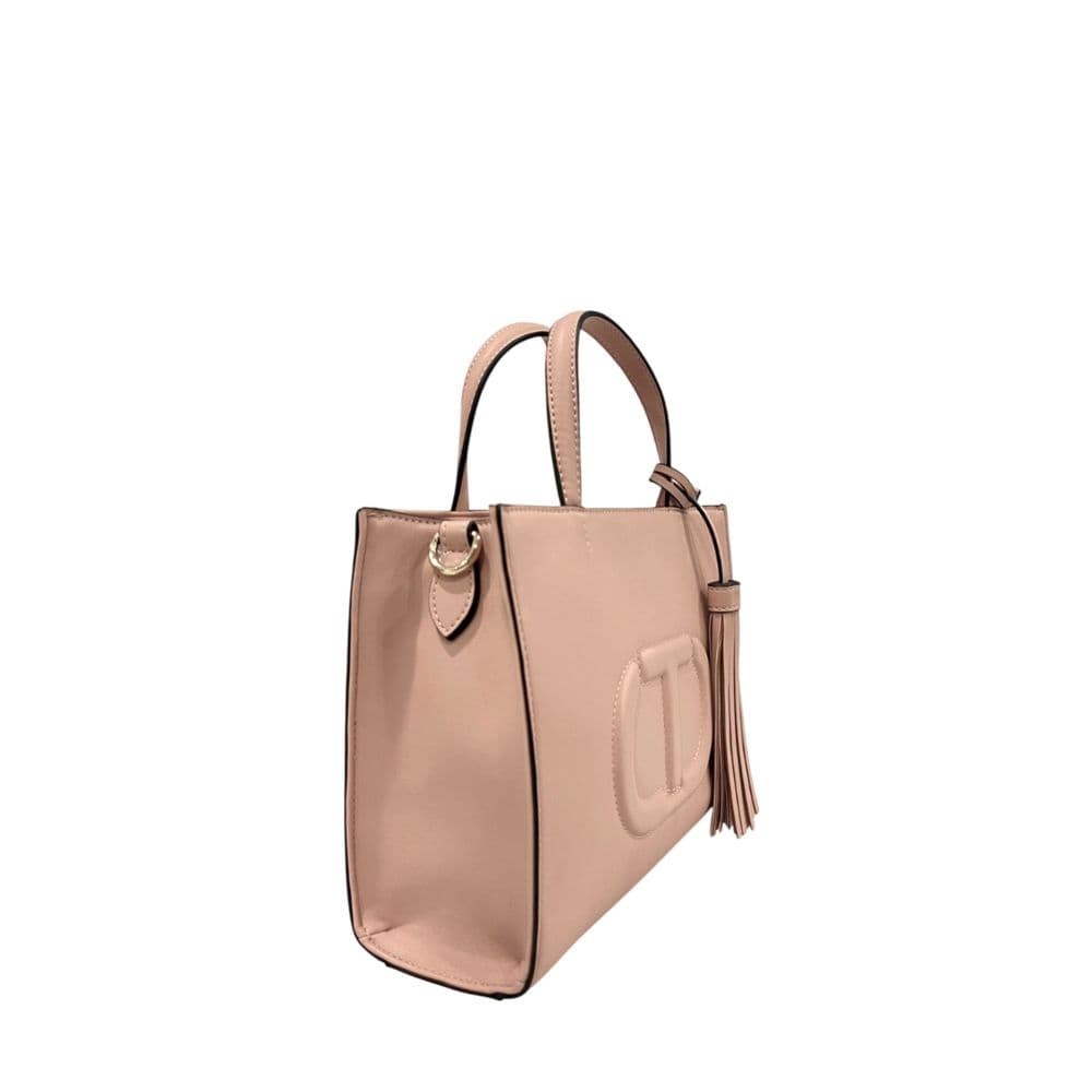 Twinset Pink PU Women Handbag - 2
