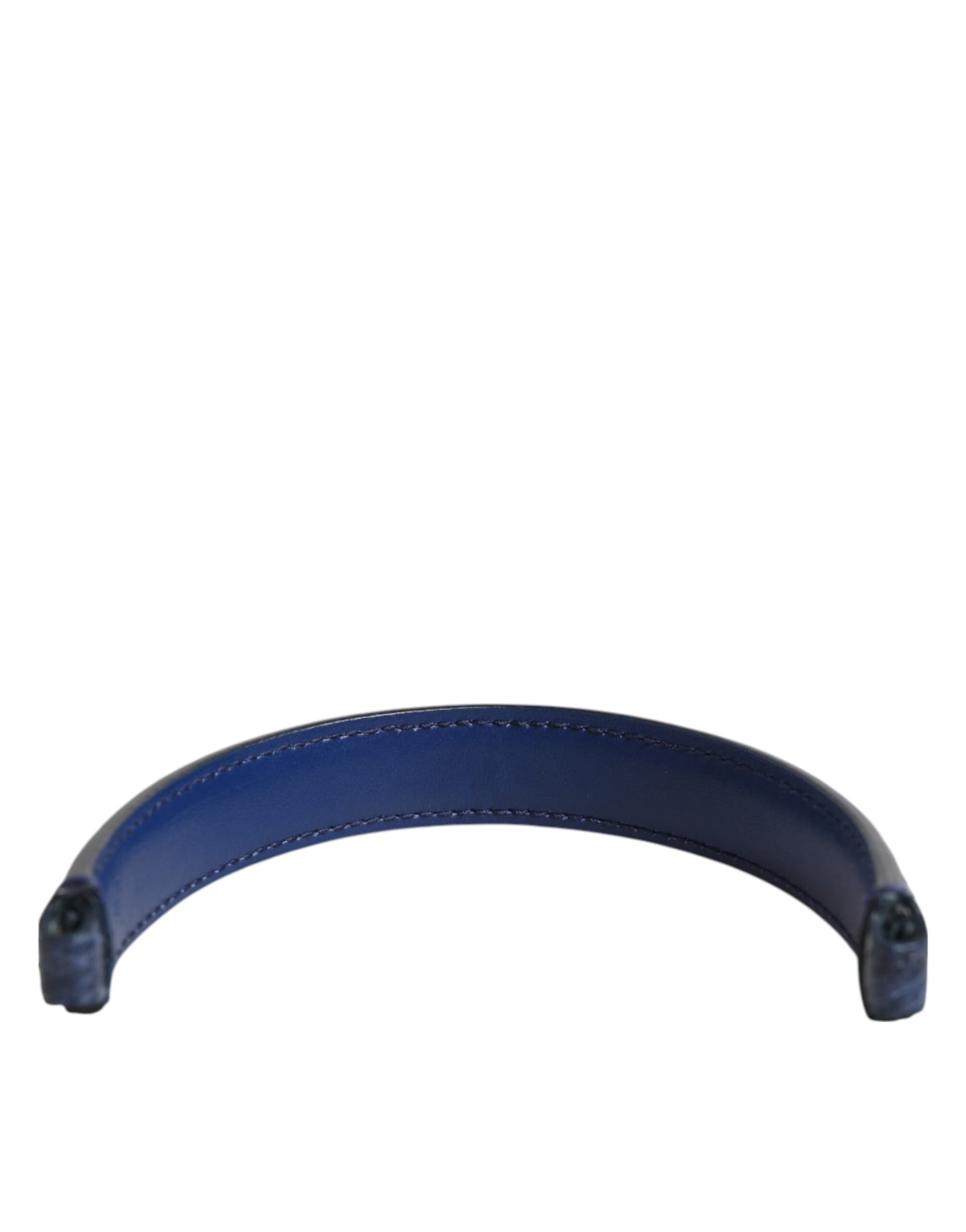 Dolce & Gabbana Blue Large Ayers Leather Bag Handle Women Shoulder Strap - 5