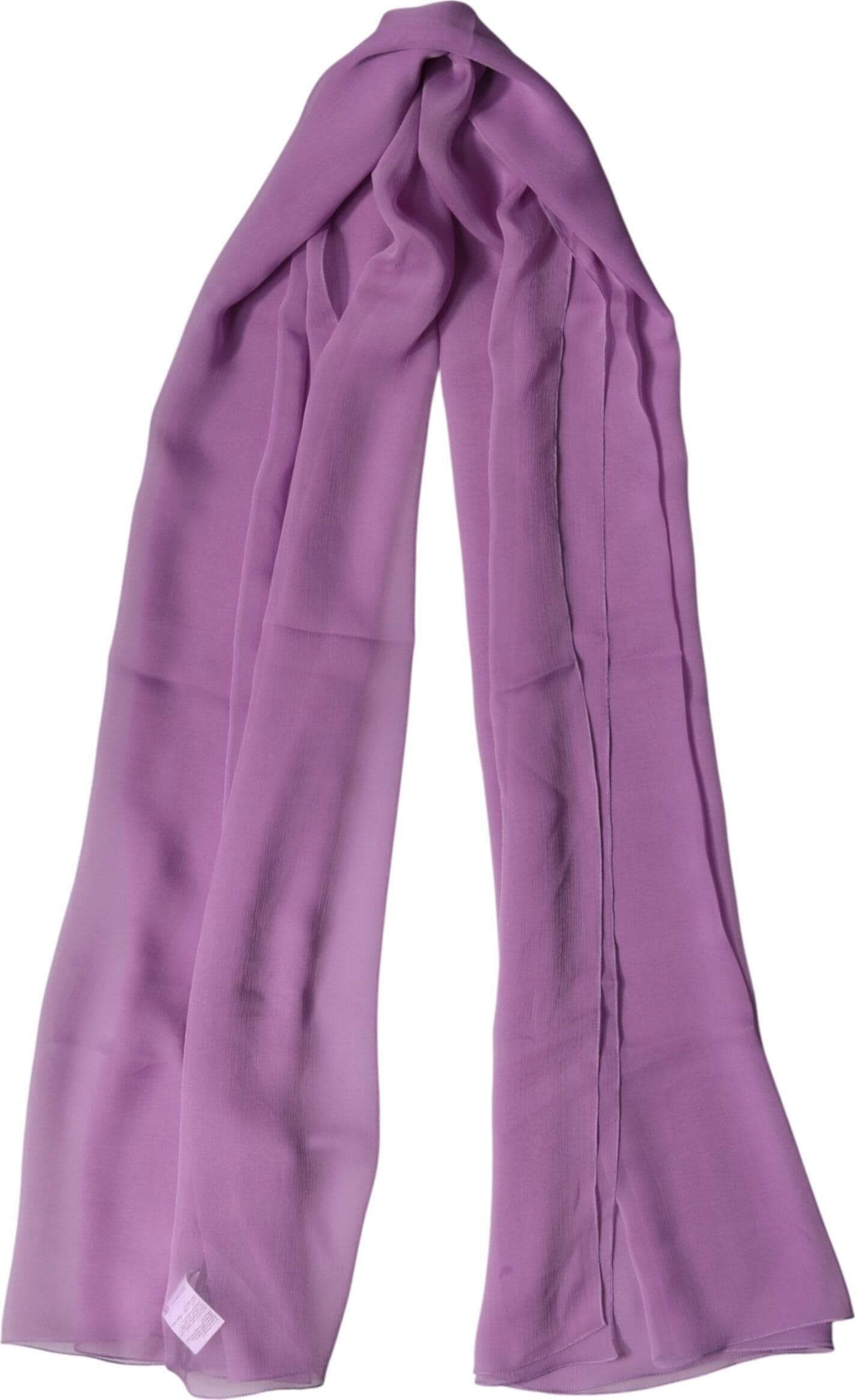 Dolce & Gabbana Purple Stole Silk Neck Wrap Shawl Men Scarf - 5