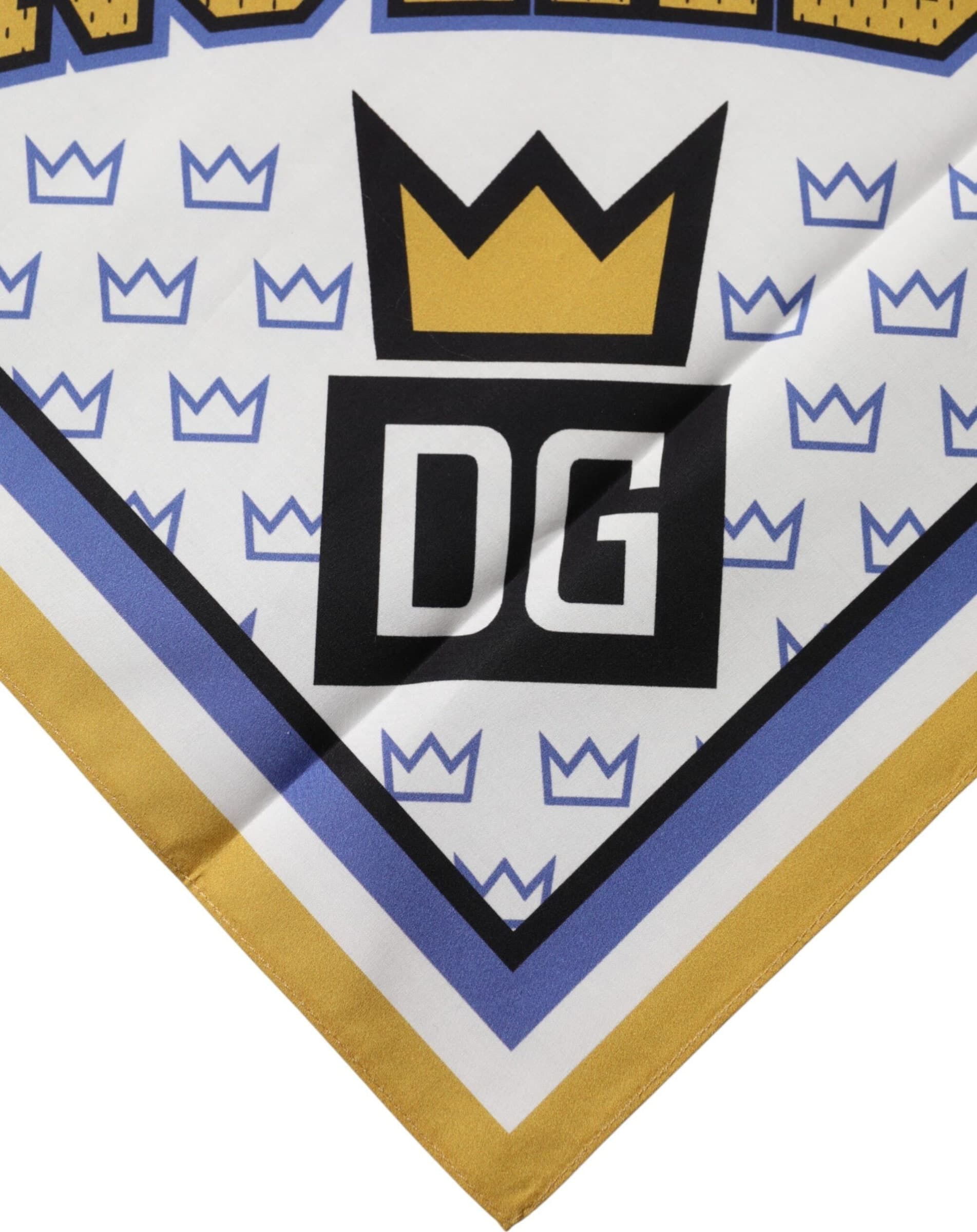 Dolce & Gabbana Multicolor DG Royals Square Foulard Men 50cm x 50cm Scarf - 2