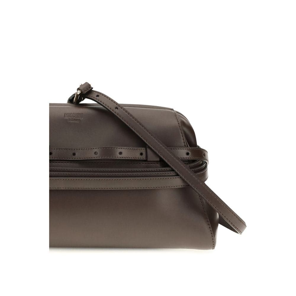 Moschino Brown Goatskin Clutch Bag - 4