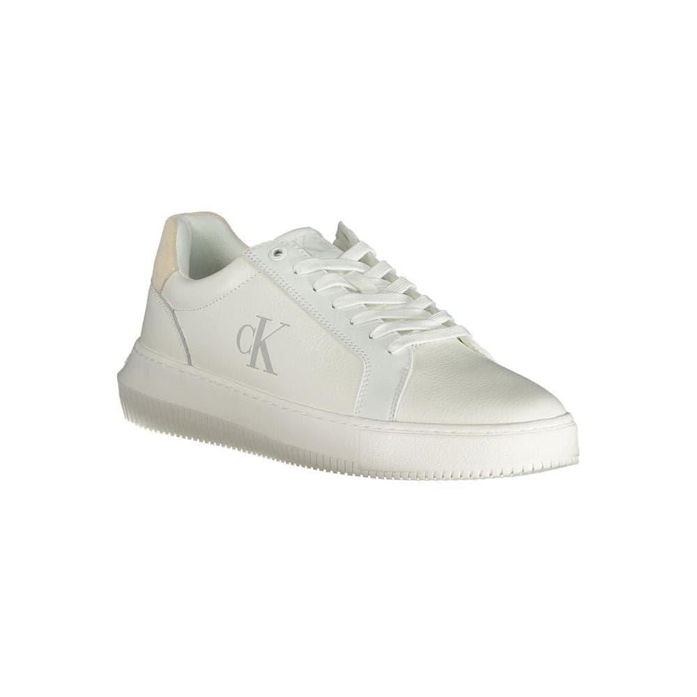 Calvin Klein White Polyurethane Men's Sneaker - 2