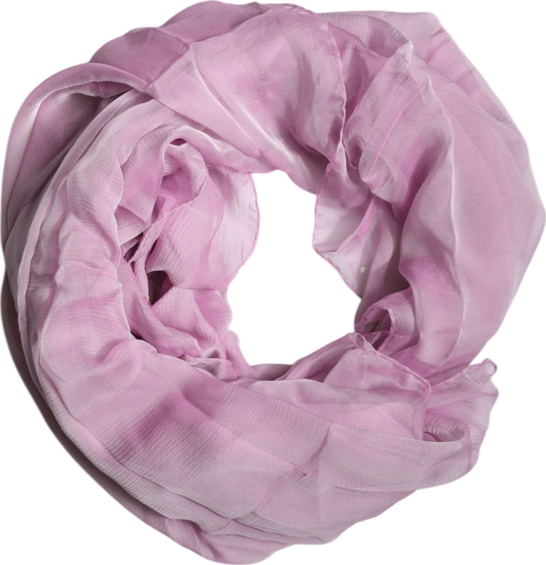 Dolce & Gabbana Pink Silk Rectangle Women Wrap Shawl Scarf - 2
