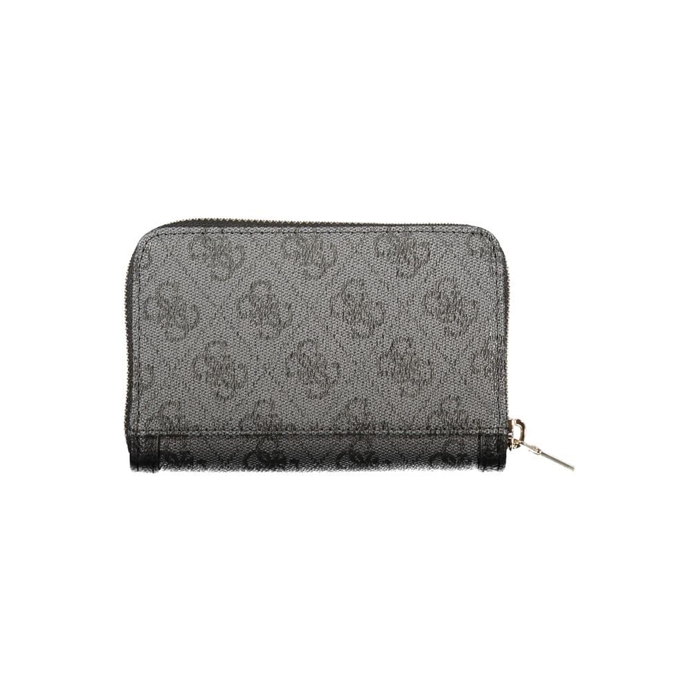 Guess Jeans Black Polyurethane Women's Wallet - 2