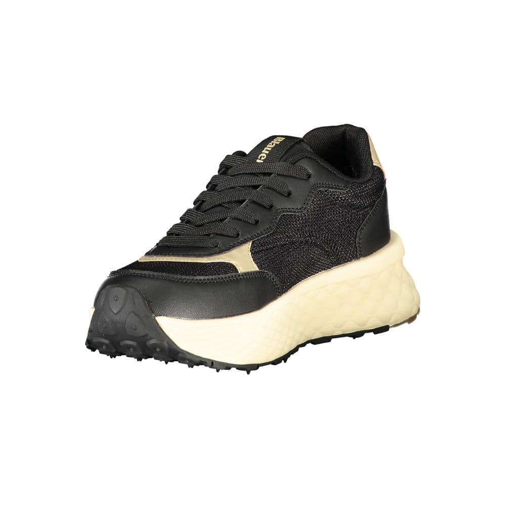 Blauer Black Leather Women Sneaker - 3