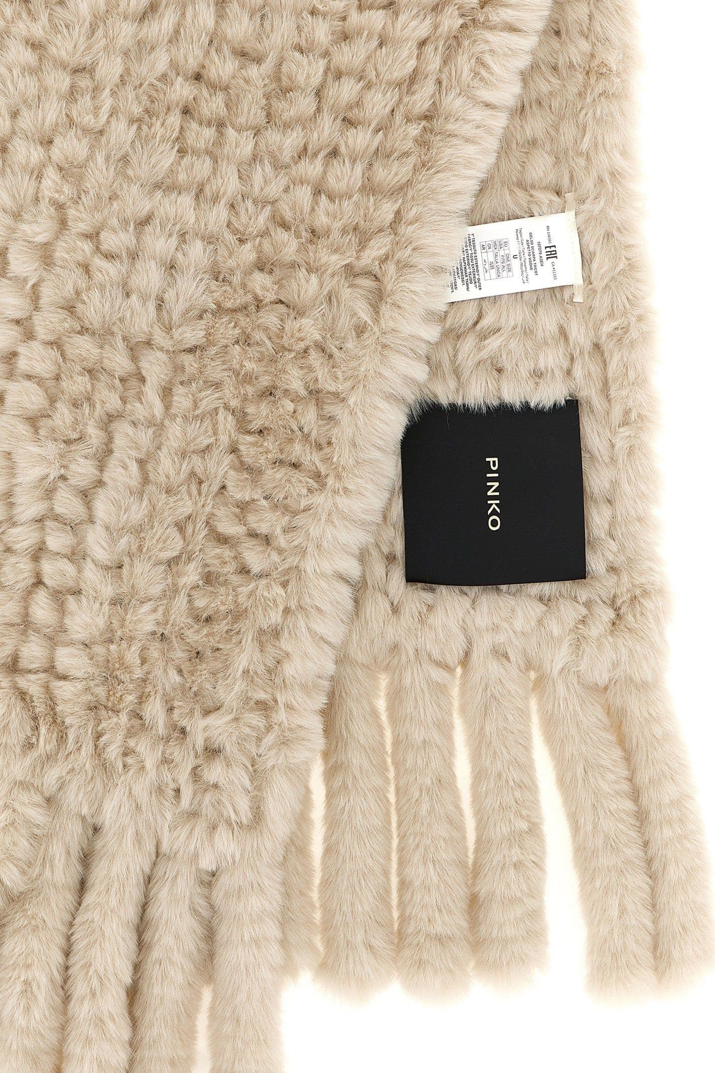 PINKO Gray Polyester Scarf - 3