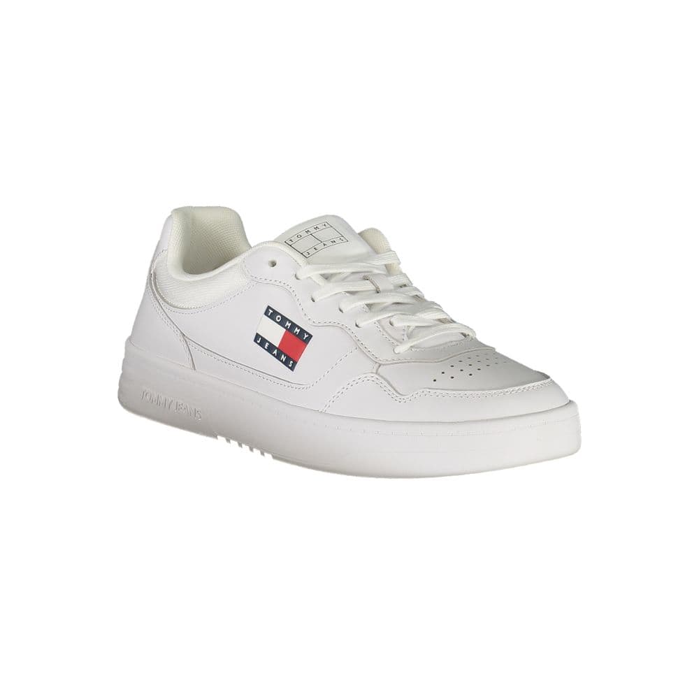 Tommy Hilfiger Bianco Polyurethane Men's Sneaker - 2