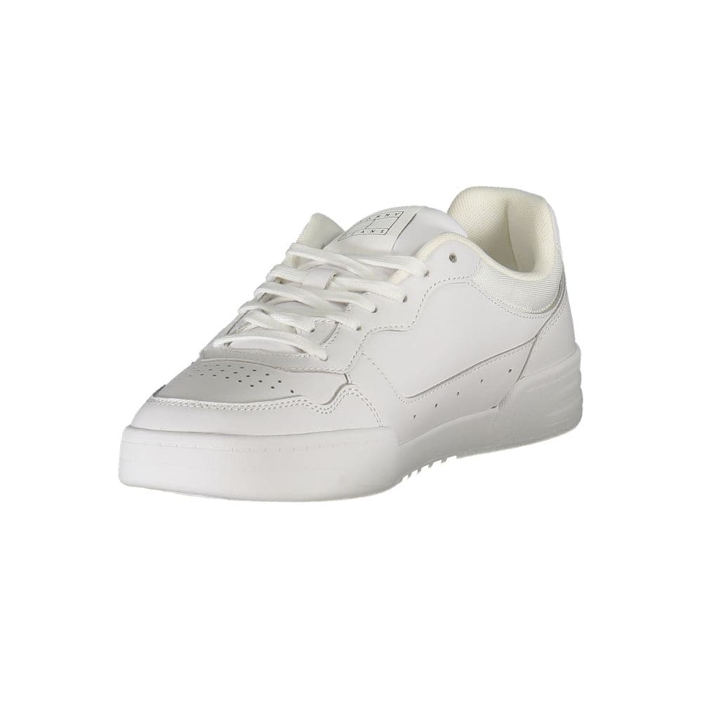 Tommy Hilfiger Bianco Polyurethane Men's Sneaker - 3