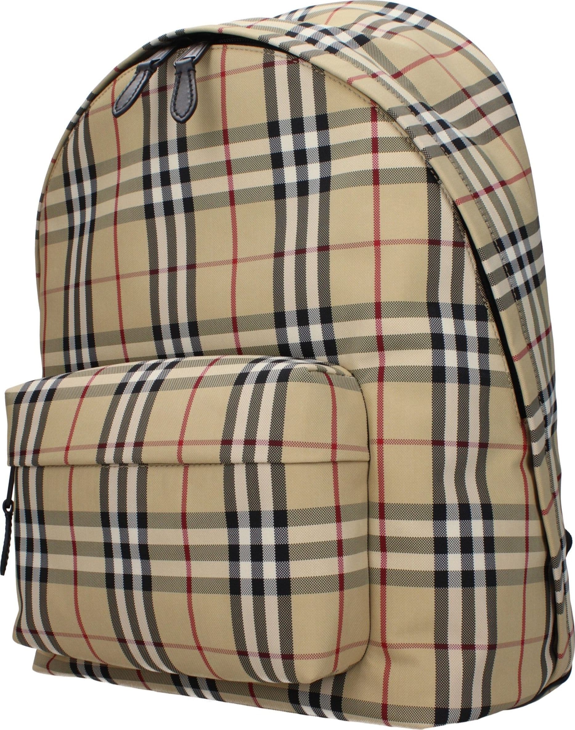 Burberry Beige Fabric Backpack - 2
