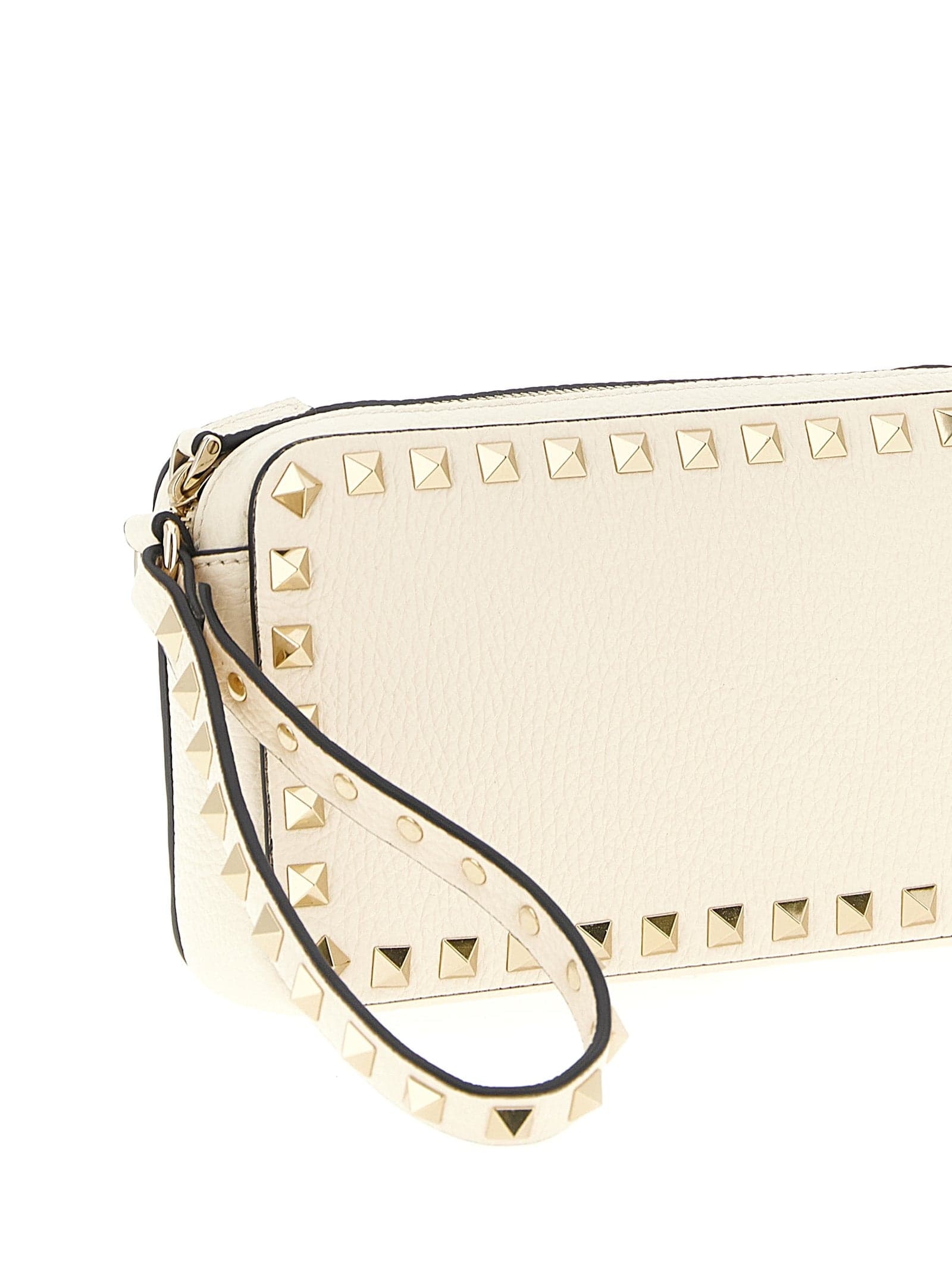 Valentino Garavani White Calfskin Clutch Bag - 3
