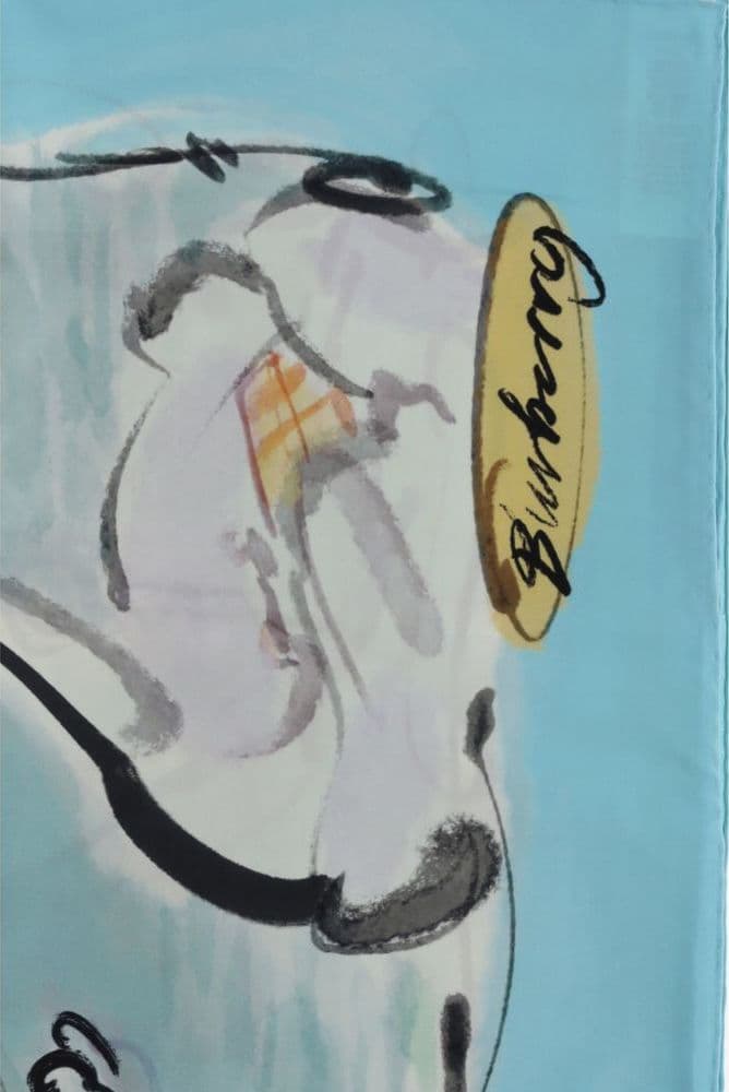 Burberry Multicolor Silk Scarf - 3