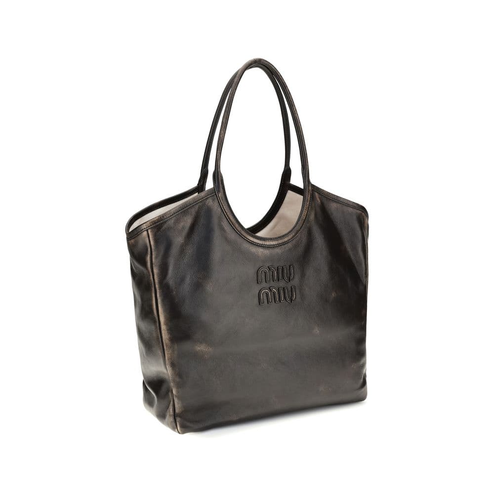 Miu Miu Brown Calf Leather Bos Taurus Shoulder Bag - 2