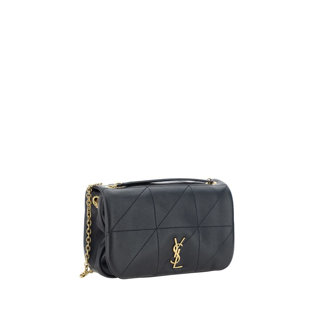 Saint Laurent Black Lamb Ovis Aries Aries Shoulder Bag - 2