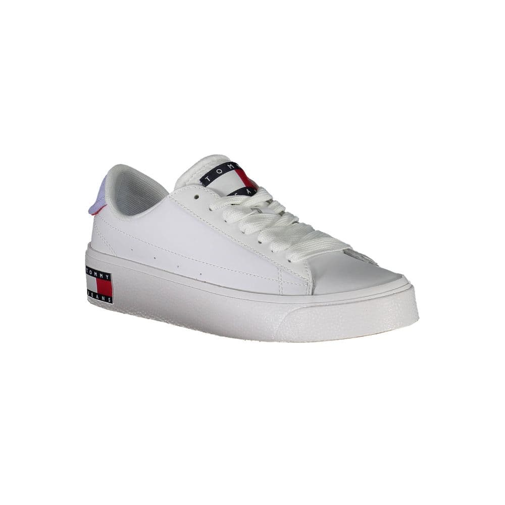 Tommy Hilfiger Bianco Leather Women Sneaker - 2