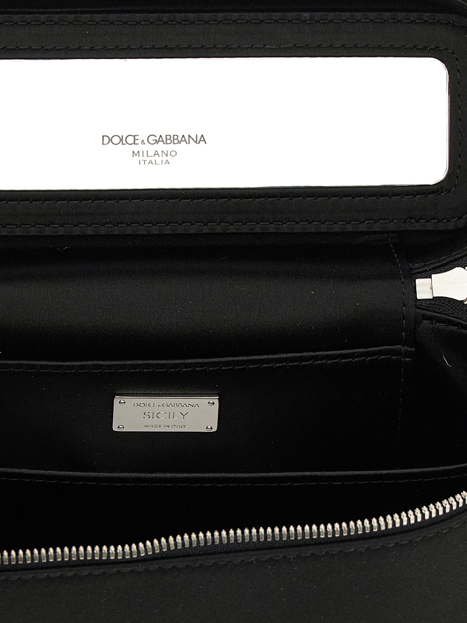 Dolce & Gabbana Black Viscose Crossbody Bag - 4