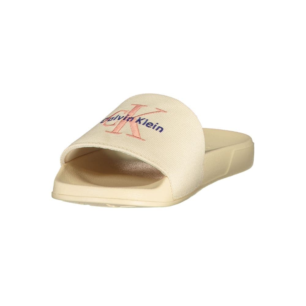 Calvin Klein Beige Polyester Women Shoe - 3