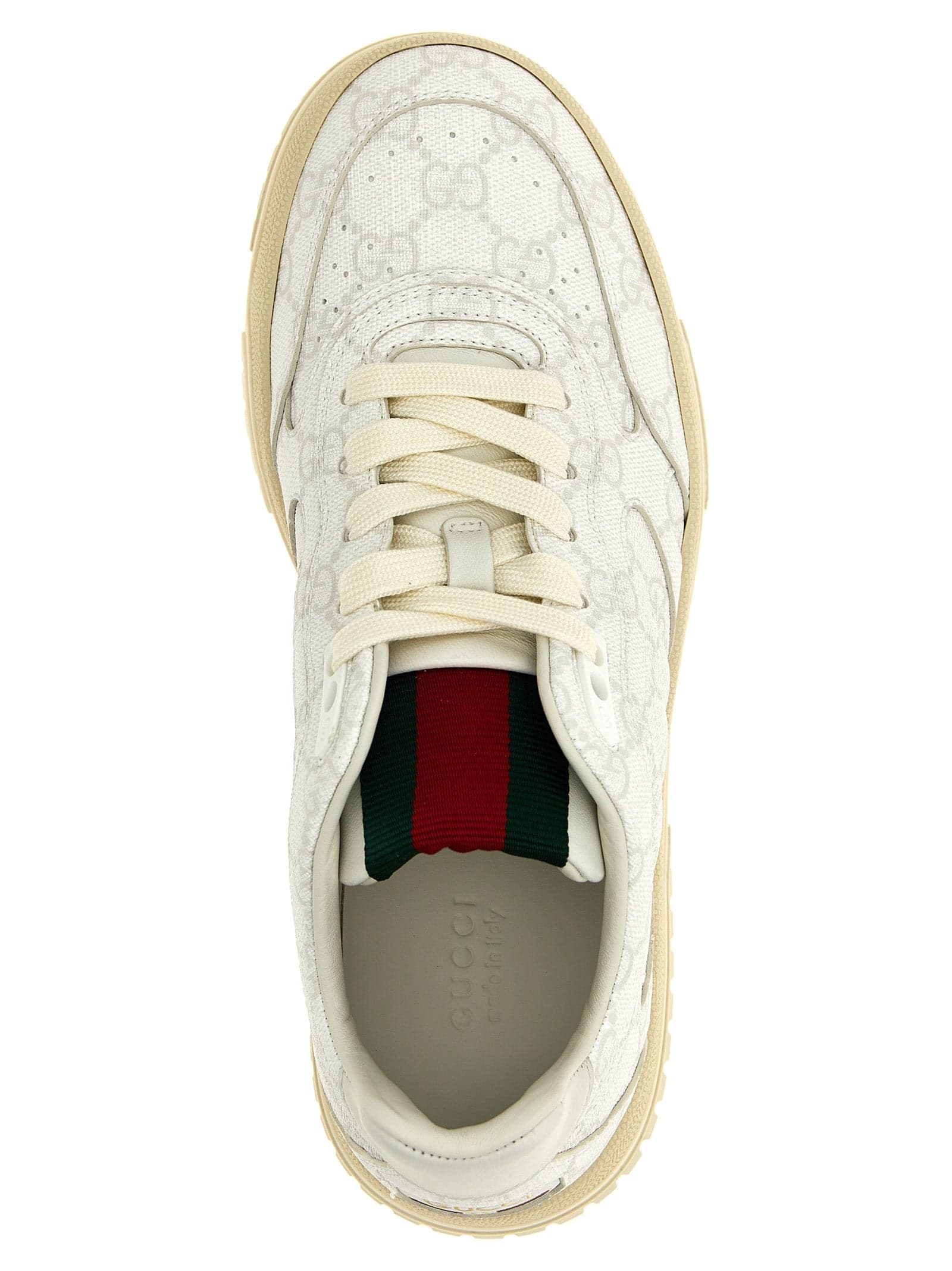 Gucci White Polyethylene Sneakers - 4