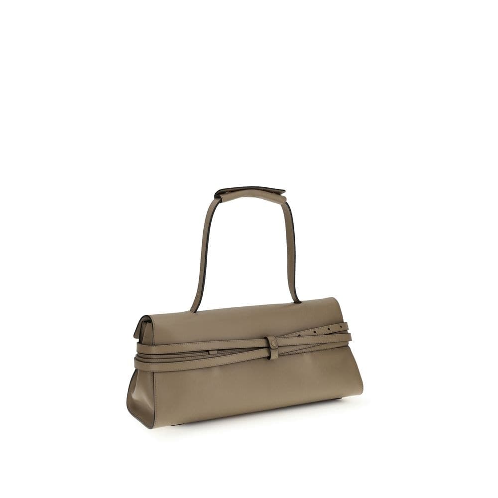 Moschino Beige Calf Leather Bos Taurus Shoulder Bag - 3