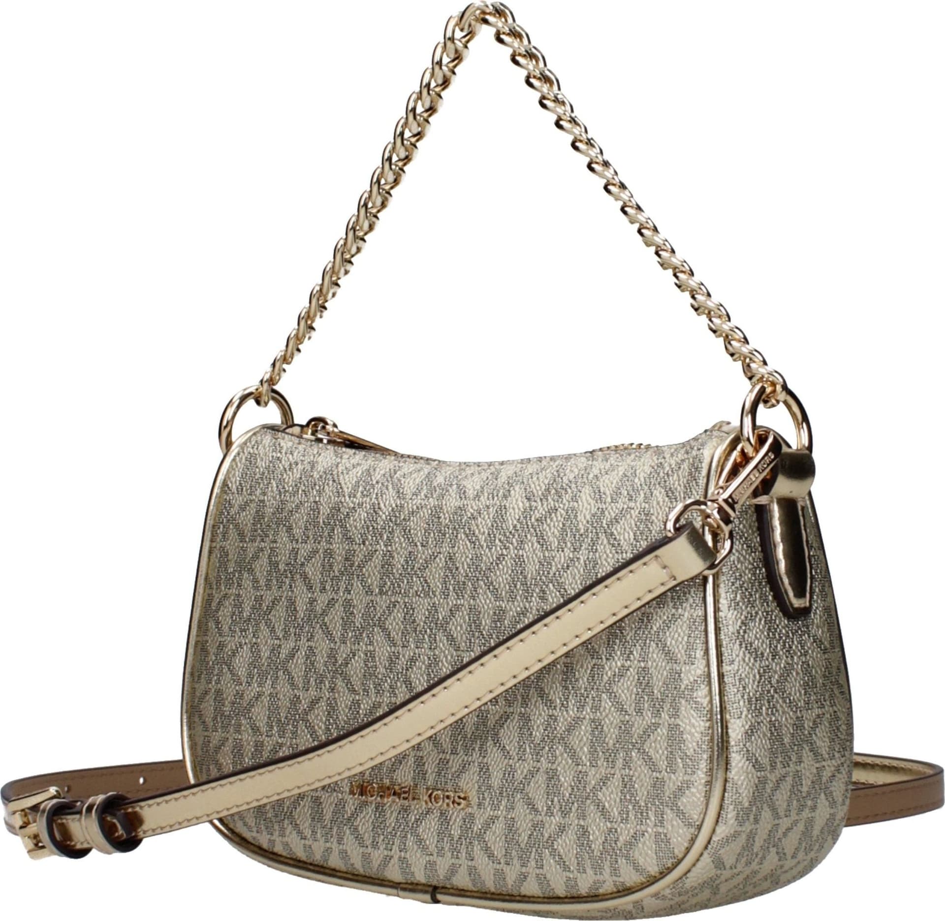 Michael Kors Gold Fabric Handbag - 2