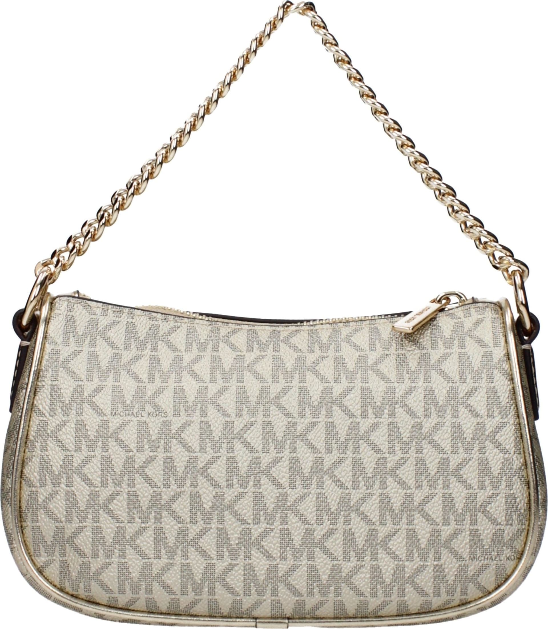 Michael Kors Gold Fabric Handbag - 3