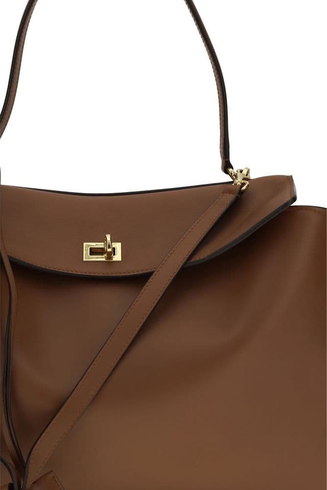 Balenciaga Brown Calf Leather Bos Taurus Shoulder Bag - 4