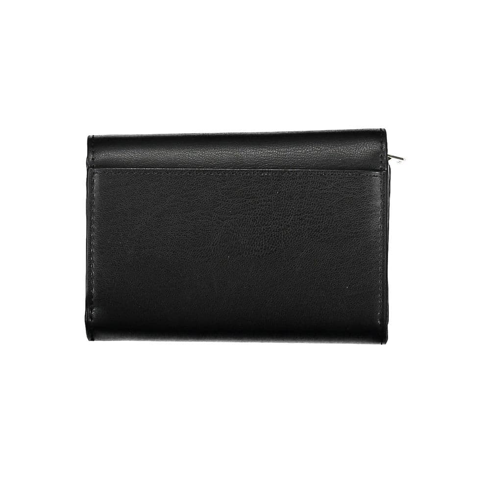 Tommy Hilfiger Black Polyurethane Women Wallet - 3
