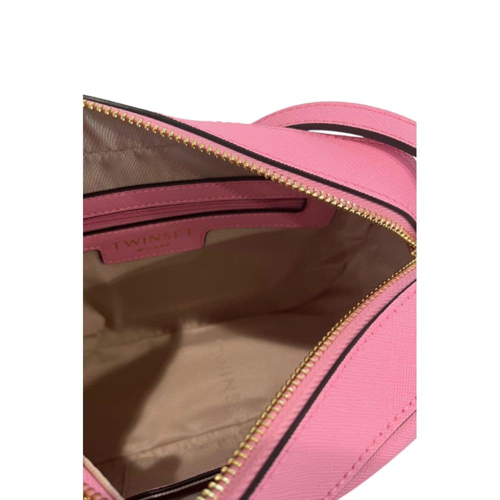 Twinset Pink PU Women Crossbody Bag - 7