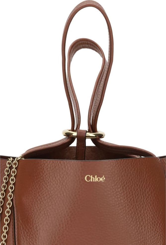 Chloé Brown Calf Leather Bos Taurus Shoulder Bag - 4