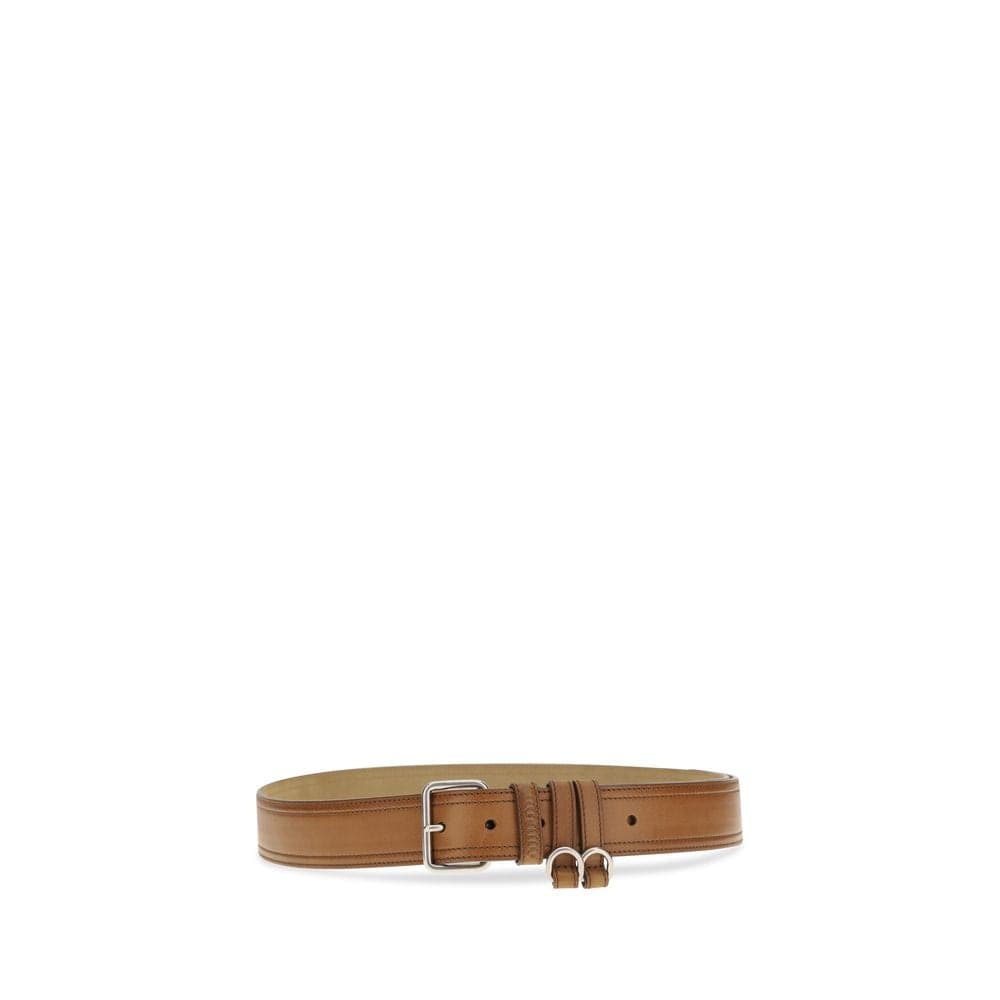 Miu Miu Brown Calf Leather Bos Taurus Regular Belt - 2