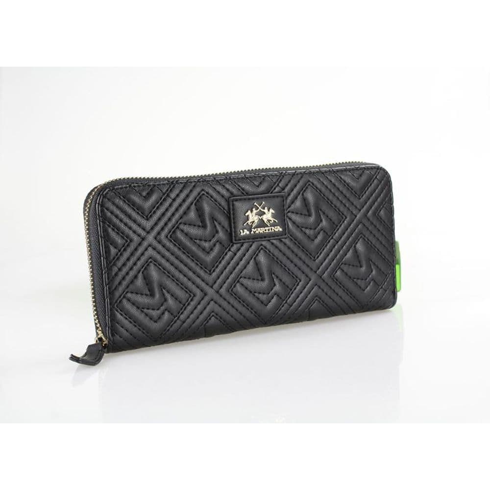 La Martina Black Polyethylene Wallet - 2