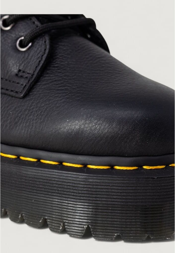 Dr. Martens Black Leather Lace-Up Boots - 5